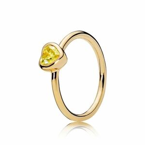 Pandora 18K Gold Yellow Heart Ring